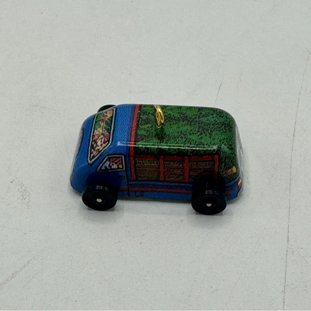 Hallmark Keepsake Miniature Ornament- On the Road tin car